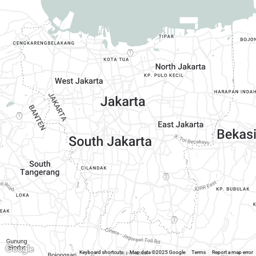 Map of Jakarta